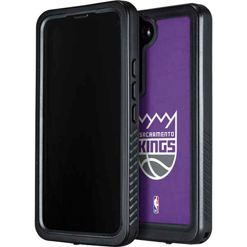NBA Sacramento Kings Distressed Galaxy S24 Plus Waterproof Case